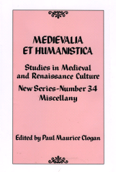 E-book, Medievalia et Humanistica, No. 34 : Studies in Medieval and Renaissance Culture, Rowman & Littlefield