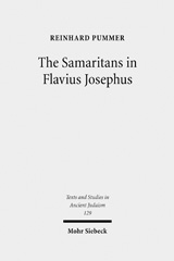 eBook, The Samaritans in Flavius Josephus, Mohr Siebeck