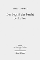 eBook, Der Begriff der Furcht bei Luther, Mohr Siebeck