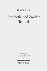 eBook, Prophetie und Zweiter Tempel : Studien zu Haggai und Sacharja, Mohr Siebeck