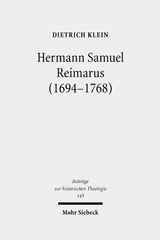 eBook, Hermann Samuel Reimarus (1694-1768) : Das theologische Werk, Mohr Siebeck