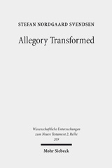 E-book, Allegory Transformed : The Appropriation of Philonic Hermeneutics in the Letter to the Hebrews, Mohr Siebeck