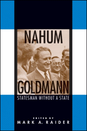 E-book, Nahum Goldmann : Statesman without a State, SUNY Press - State University of New York Press
