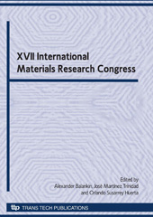 E-book, XVII International Materials Research Congress, Trans Tech Publications Ltd