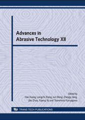 E-book, Advances in Abrasive Technology XII, Trans Tech Publications Ltd