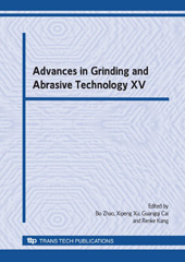 E-book, Advances in Grinding and Abrasive Technology XV, Trans Tech Publications Ltd