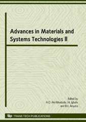 E-book, Advances in Materials and Systems Technologies II, Trans Tech Publications Ltd