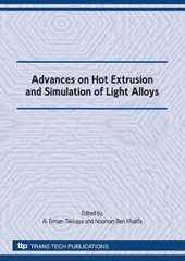 E-book, Advances on Hot Extrusion and Simulation of Light Alloys, Trans Tech Publications Ltd