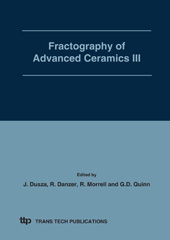 E-book, Fractography of Advanced Ceramics III, Trans Tech Publications Ltd