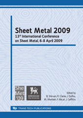 E-book, Sheet Metal 2009, Trans Tech Publications Ltd
