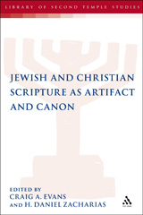 E-book, Jewish and Christian Scripture as Artifact and Canon, T&T Clark