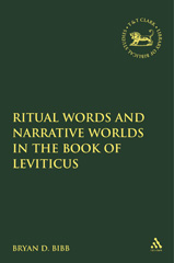 E-book, Ritual Words and Narrative Worlds in the Book of Leviticus, T&T Clark