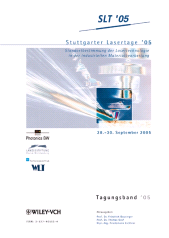 E-book, Stuttgarter Lasertage '05 : Tagungsband, Wiley-VCH