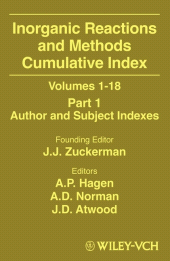E-book, Inorganic Reactions and Methods, Cumulative Index, Part 1 : Author and Subject Indexes, Wiley-VCH