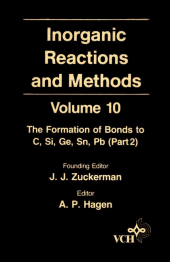E-book, Inorganic Reactions and Methods, The Formation of Bonds to C, Si, Ge, Sn, Pb (Part 2), Wiley-VCH