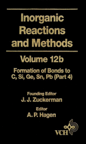 E-book, Inorganic Reactions and Methods, The Formation of Bonds to Elements of Group IVB (C, Si, Ge, Sn, Pb) (Part 4), Wiley-VCH
