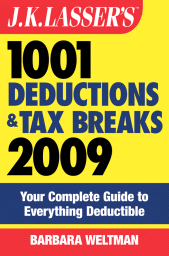 eBook, J.K. Lasser's 1001 Deductions and Tax Breaks 2009 : Your Complete Guide to Everything Deductible, Wiley