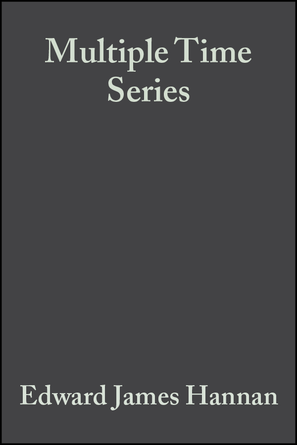 E-book, Multiple Time Series, John Wiley & Sons