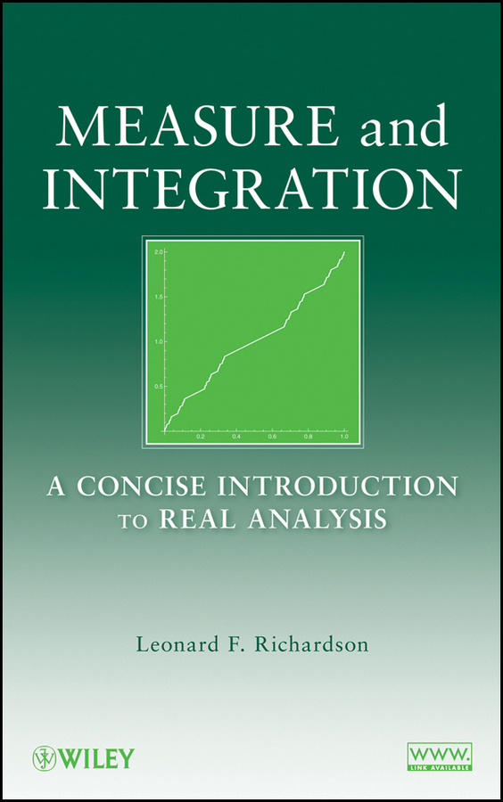 E-book, Measure and Integration : A Concise Introduction to Real Analysis, John Wiley & Sons