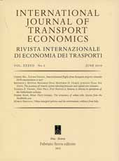 Artikel, Urban Transport Policies and the Environment : Evidence from Italy, La Nuova Italia  ; RIET  ; Fabrizio Serra