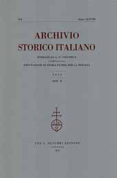 Issue, Archivio storico italiano : 624, 2, 2010, L.S. Olschki