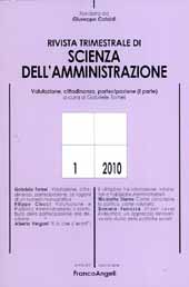 Heft, Rivista trimestrale di scienza della amministrazione. GEN./MAR., 2010, Franco Angeli