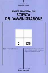 Heft, Rivista trimestrale di scienza della amministrazione. APR./GIU., 2010, Franco Angeli