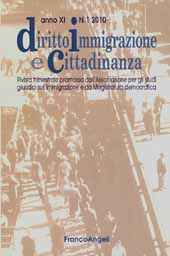 Issue, Diritto, immigrazione e cittadinanza. Fascicolo 1, 2010, Franco Angeli