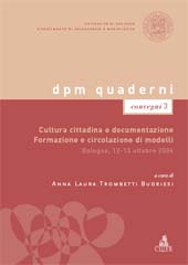 E-book, Cultura cittadina e documentazione : formazione e circolazione di modelli : Bologna, 12-13 ottobre 2006, CLUEB