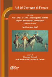 Chapitre, Sulla relatività culturale di ogni diritto laico : Costituzione e religione, L. Pellegrini