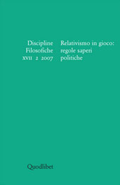 Capitolo, Relativismo e oggettività, Quodlibet