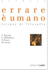 E-book, Errare è umano : letture di filosofia, Esposito, Costantino [et al.]., Edizioni di Pagina