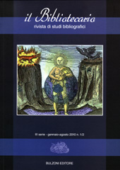 Fascicolo, Il bibliotecario : rivista di studi bibliografici : 1/2, 2010, Bulzoni