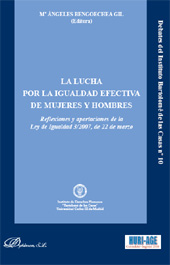 E-book, La lucha por la igualdad efectiva de mujeres y hombres : reflexiones y aportaciones de la Ley de igualdad 3/2007 de 22 de marzo, Dykinson