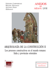 eBook, Arqueología de la construcción II : los procesos constructivos en el mundo romano : Italia y provincias orientales, CSIC, Consejo Superior de Investigaciones Científicas