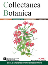 Heft, Collectanea botanica : 41, 2022, CSIC, Consejo Superior de Investigaciones Científicas