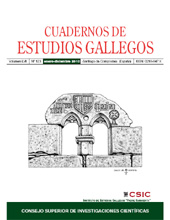 Fascicolo, Cuadernos de estudios gallegos : LVII, 123, 2010, CSIC, Consejo Superior de Investigaciones Científicas
