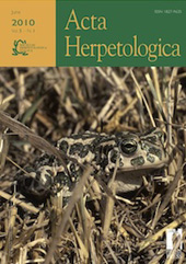 Article, Amphibians of the Simbruini Mountains (Latium, Central Italy), Firenze University Press