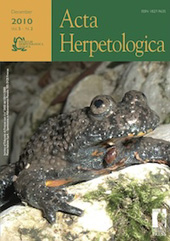 Articolo, Amphibians of the Cilento e Vallo di Diano National Park (Campania, Southern Italy) : Updated Check List, Distribution and Conservation Notes, Firenze University Press