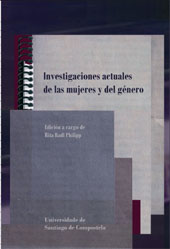 E-book, Investigaciones actuales de las mujeres y del género, Universidad de Santiago de Compostela