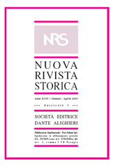 Fascículo, Nuova rivista storica : XCIV, 1, 2010, Società editrice Dante Alighieri
