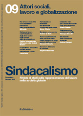 Articolo, Crisi economica e sindacato in Italia, Rubbettino