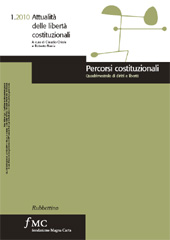 Fascicule, Percorsi costituzionali : quadrimestrale di diritti e libertà : III, 1, 2010, Rubbettino