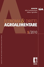 Article, Cooperation and Food Safety : theory and evidence in light of the Amartya Sen approach, Firenze University Press