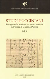 Capítulo, Bibliografia degli scritti su Giacomo Puccini : aggiornamenti 2000-2009, L.S. Olschki