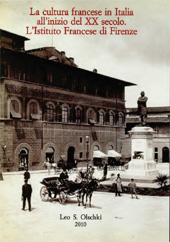 Chapter, L'Institut français de Florence come centro d'insegnamento dell'italiano e del francese, 1907-1920, L.S. Olschki