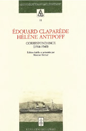 E-book, Édouard Claparède, Hélène Antipoff : correspondance (1914-1940), L.S. Olschki