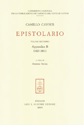 E-book, Epistolario : volume XX : appendice B, 1820-1861, Cavour, Camillo Benso, conte di., L.S. Olschki