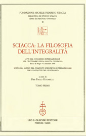Kapitel, Qualche considerazione sulle Lezioni di filosofia della storia di Sciacca, L.S. Olschki