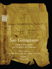 E-book, San Gimignano : fonti e documenti per la storia del comune : parte seconda : i verbali dei Consigli del podestà 1232-1240 : volume I (1232-1237), L.S. Olschki